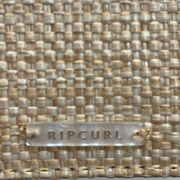 Rip Curl Sunset Palms Chequebook Wallet Woven Grass Look - Picture 2 of 8